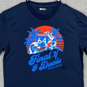 Rudis T-Shirt Tee Mens XS Navy Blue Wrestling A Way Of Life Graphic Short Sleeve